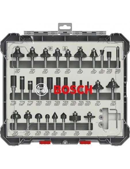 Coffret De 30 Fraises Mixtes à Queue De 6mm - 2607017474 - Bosch | IFD Outillage 2 Coffret De 30 Fraises Mixtes à Queue De 6mm - 2607017474 - Bosch | IFD Outillage
