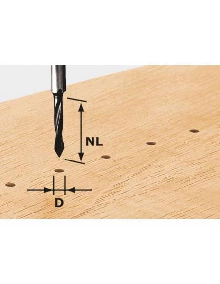 Foret De Perçage HW Avec Queue De 8mm HW S8 D5/30 - Festool | IFD Outillage 3 Foret De Perçage HW Avec Queue De 8mm HW S8 D5/30 - Festool | IFD Outillage