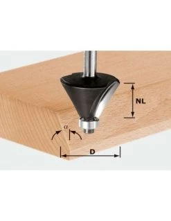 Fraise à Chanfreiner HW Avec Queue De 12mm HW S12 D55/20/45° - Festool | IFD Outillage