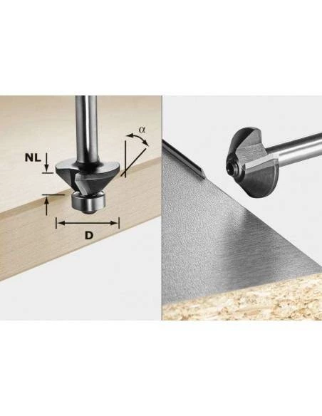 Fraise à Chanfreiner HW S8 HW 30° D25-KL OFK - Festool | IFD Outillage 3 Fraise à Chanfreiner HW S8 HW 30° D25-KL OFK - Festool | IFD Outillage