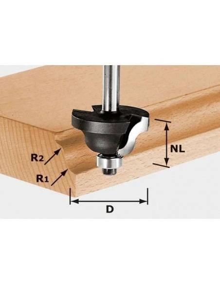 Fraise à Double Moulure HW Avec Queue De 8mm HW S8 D31,7/R4/R4 - Festool | IFD Outillage 3 Fraise à Double Moulure HW Avec Queue De 8mm HW S8 D31,7/R4/R4 - Festool | IFD Outillage