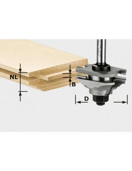 Fraise à Languetter / Profiler HW Queue De 8 mm HW S8 D46 X D12-FD - Festool | IFD Outillage 3 Fraise à Languetter / Profiler HW Queue De 8 mm HW S8 D46 X D12-FD - Festool | IFD Outillage