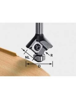 Fraise à Moulurer Plaquette Réversible HW S8 HW R3 D28 KL12,7OFK - Festool | IFD Outillage