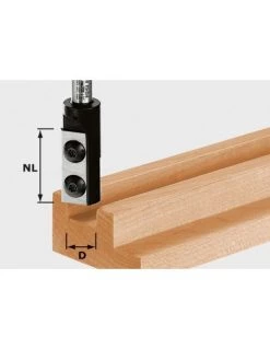 Fraise à Rainurer Avec Plaquettes De Rechange HW HW D16/30 S8 - Festool | IFD Outillage