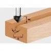 Fraise à Rainurer En V HS Avec Queue De 8mm HS S8 D11/9,5/60° - Festool | IFD Outillage -Fraiseuse Soldes Magasin fraise a rainurer en v hs avec queue de 8mm hs s8 d11 95 60 festool