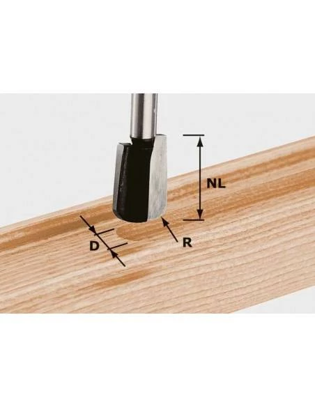 Fraise Goulotte HW Avec Queue De 8mm HW S8 R5 - Festool | IFD Outillage 3 Fraise Goulotte HW Avec Queue De 8mm HW S8 R5 - Festool | IFD Outillage