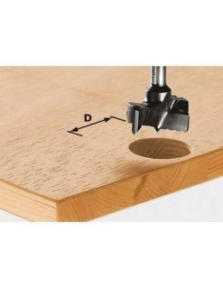 Fraise Pour Ferrures HW Avec Queue De 8mm HW S8 D25 - Festool | IFD Outillage