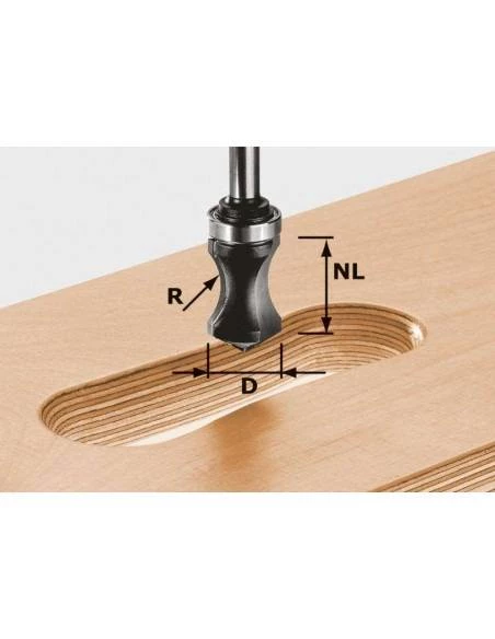 Fraise Pour Poignée Moulurée HW Avec Queue De 8mm HW S8 R16/NL32 - Festool | IFD Outillage 3 Fraise Pour Poignée Moulurée HW Avec Queue De 8mm HW S8 R16/NL32 - Festool | IFD Outillage